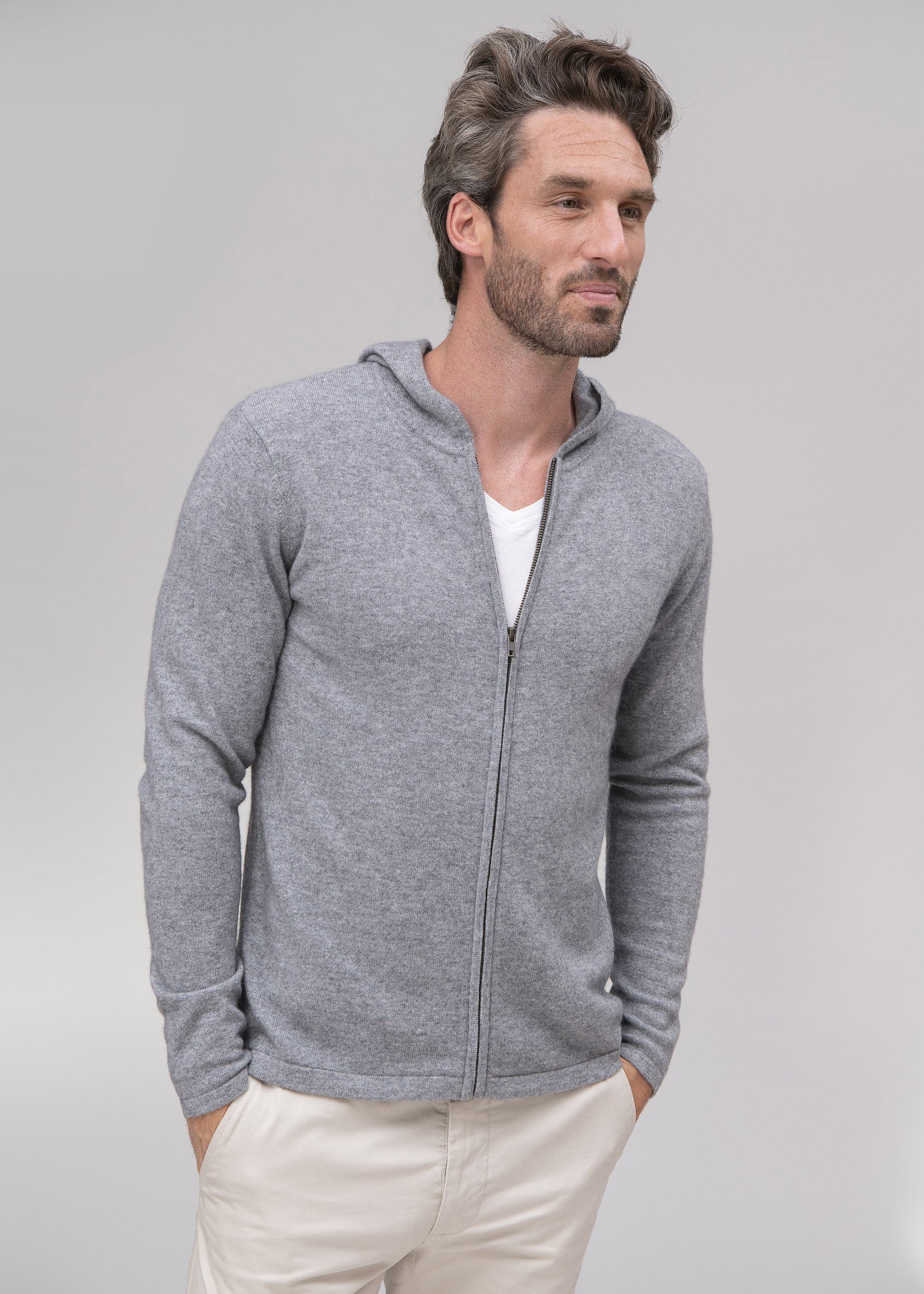 gilet gris homme