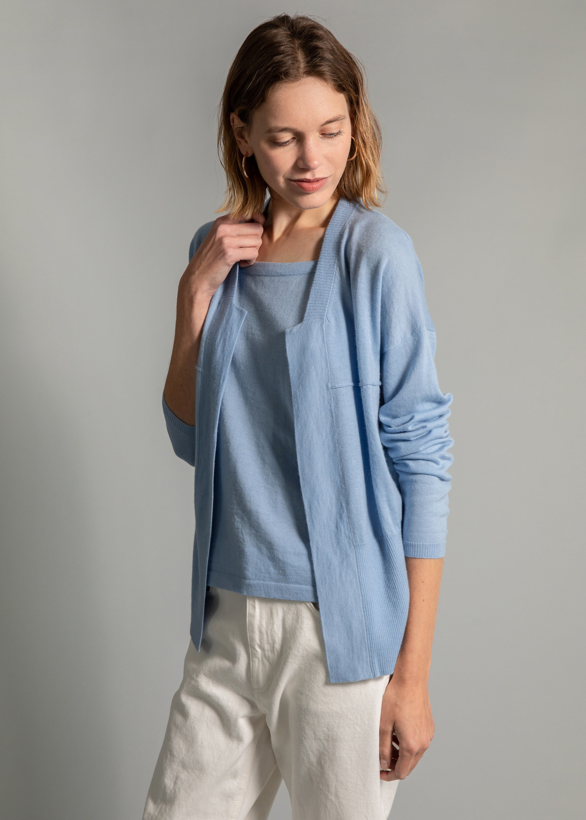 pull et gilet assortis femme