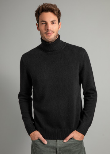 Pull col roule coudiere 30% cachemire 846 Homme REAL CASHMERE à prix -  Degriffstock