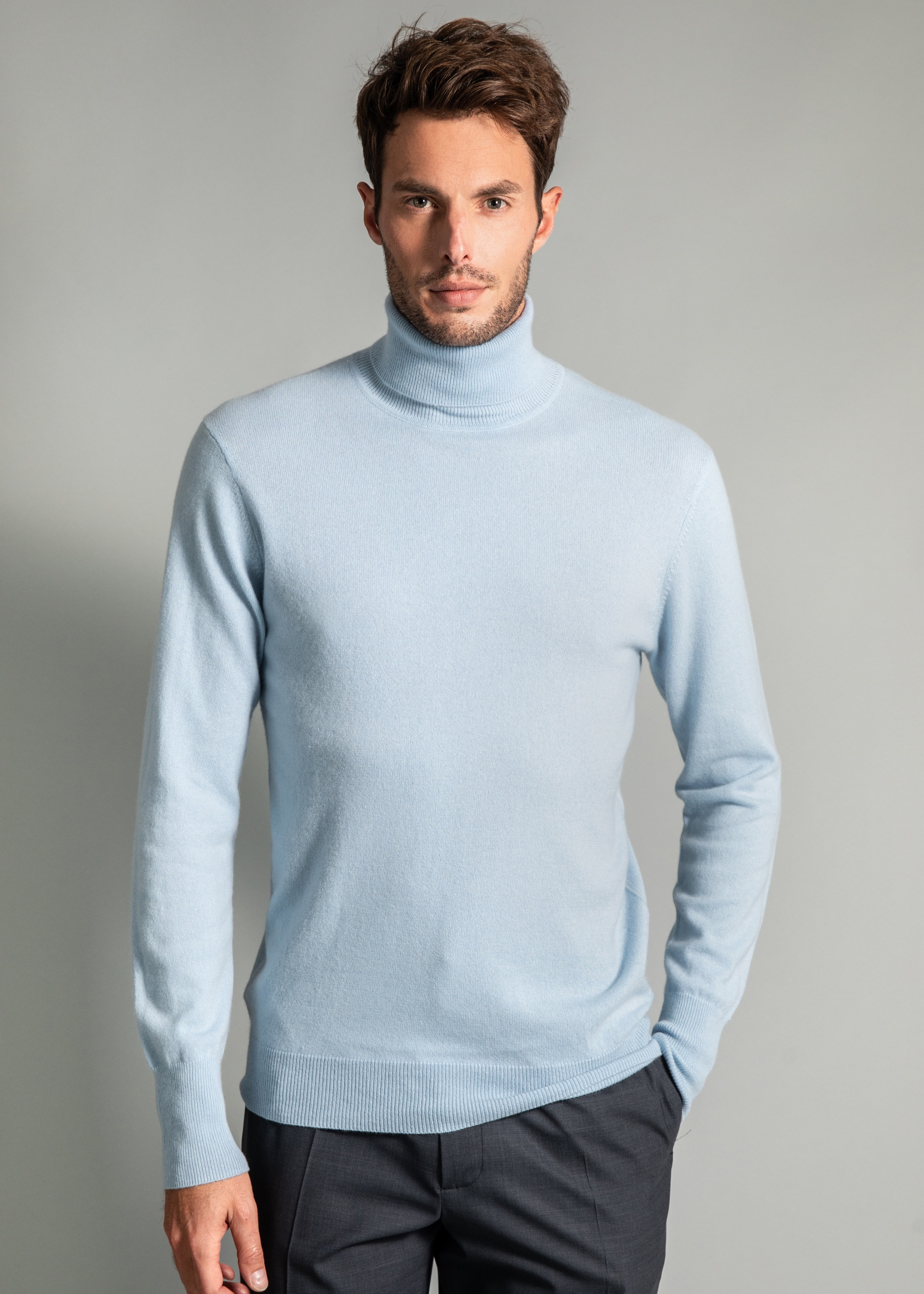 Acheter Sous-pull à col roulé homme Gris ? Bon et bon marché